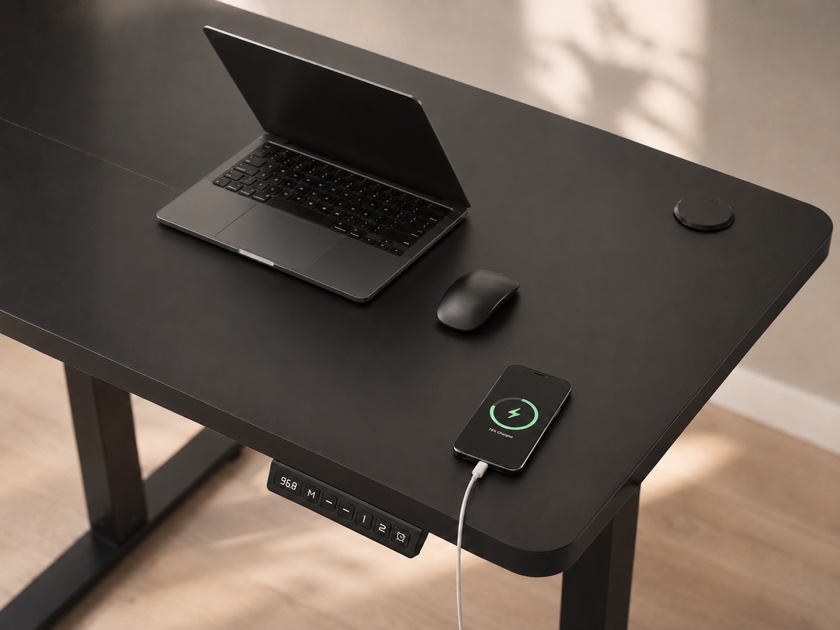 Bureau assis-debout électrique HAEST 100 × 60 cm