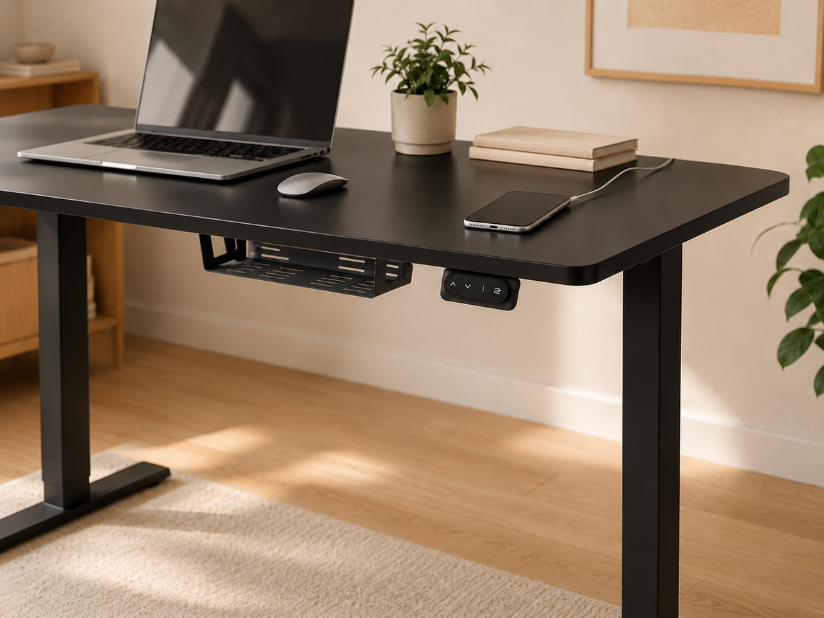 Bureau assis-debout électrique HAEST 140 × 60 cm