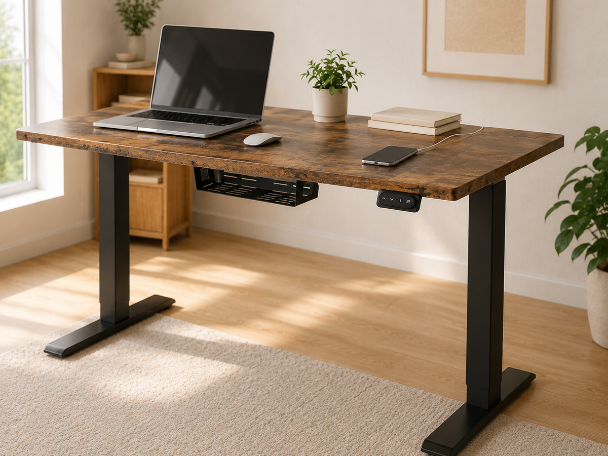 Bureau assis-debout électrique HAEST 140 × 60 cm