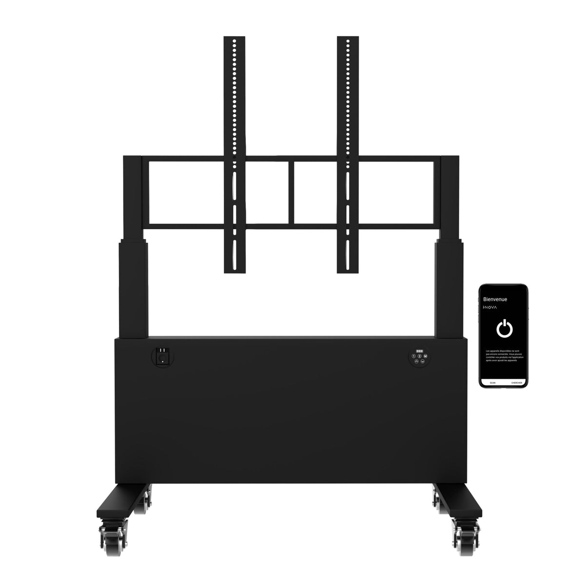 Support mobile motorisé [TV 60"-100"] iVisio Pro100 – vue 1