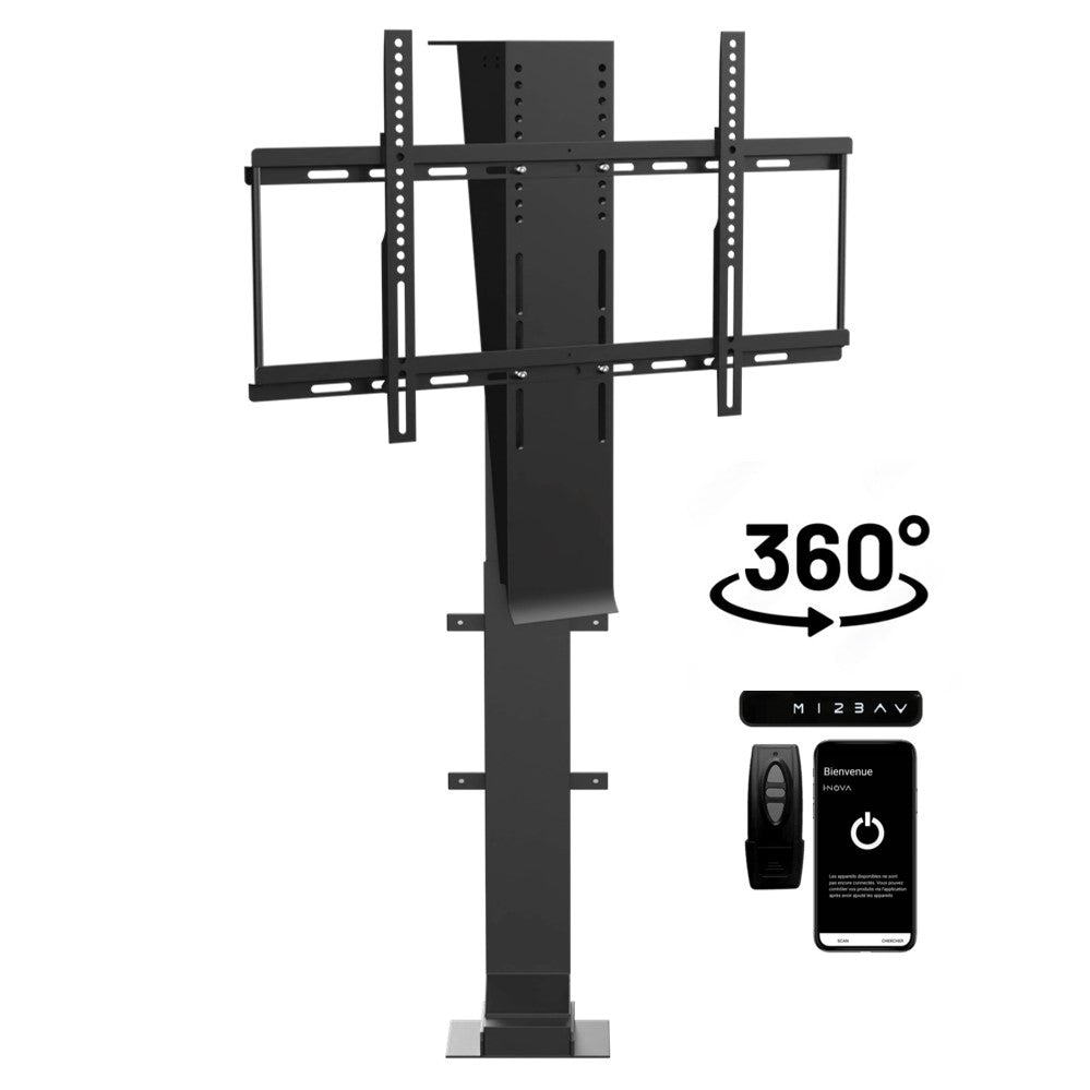 Support tv motorisé orientable [TV 32"-75"] iFlex360 – vue 1
